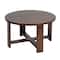 Hello Honey® Elegant Acacia Trestle Round Coffee Table